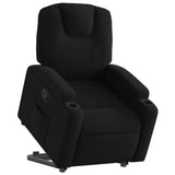 Fauteuil inclinable noir tissu