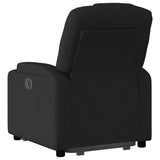 Fauteuil inclinable noir tissu