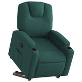 Fauteuil inclinable vert foncé tissu