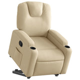 Fauteuil inclinable Crème Tissu