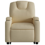 Fauteuil inclinable Crème Tissu