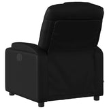 Fauteuil de massage inclinable électrique noir similicuir