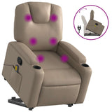 Fauteuil inclinable de massage Cappuccino Similicuir