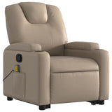 Fauteuil inclinable de massage Cappuccino Similicuir