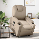 Fauteuil inclinable de massage Cappuccino Similicuir
