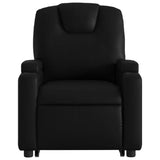 Fauteuil inclinable de massage électrique noir similicuir