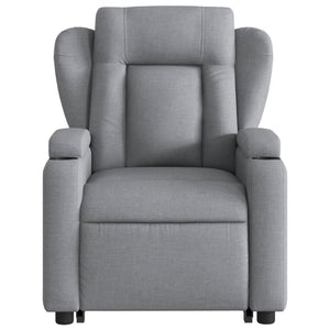 Fauteuil inclinable Gris clair Tissu