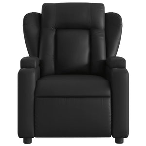 Fauteuil inclinable électrique Noir Similicuir