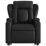 Fauteuil inclinable Noir Similicuir