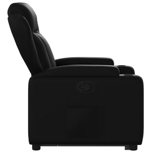 Fauteuil inclinable Noir Similicuir