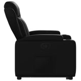Fauteuil inclinable Noir Similicuir