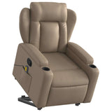 Fauteuil inclinable de massage Cappuccino Similicuir