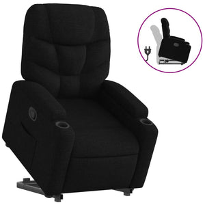 Fauteuil inclinable noir tissu