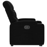 Fauteuil inclinable noir tissu