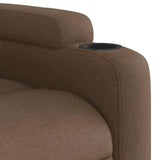 Fauteuil inclinable Marron Tissu