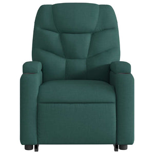 Fauteuil inclinable vert foncé tissu