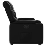 Fauteuil inclinable Noir Similicuir