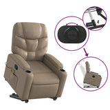 Fauteuil inclinable de massage Cappuccino Similicuir