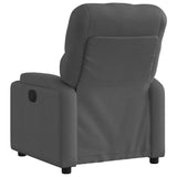 Fauteuil inclinable électrique Gris foncé Tissu