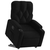 Fauteuil inclinable noir tissu