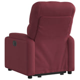 Fauteuil inclinable rouge bordeaux tissu