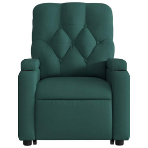 Fauteuil inclinable vert foncé tissu