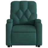 Fauteuil inclinable vert foncé tissu