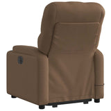 Fauteuil de massage inclinable Marron Tissu
