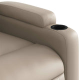 Fauteuil inclinable de massage Cappuccino Similicuir