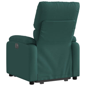 Fauteuil inclinable vert foncé tissu