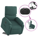 Fauteuil inclinable vert foncé tissu