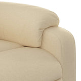 Fauteuil inclinable Crème Tissu