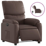 Fauteuil inclinable électrique Marron Similicuir