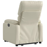 Fauteuil inclinable Crème Similicuir