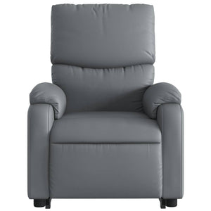 Fauteuil inclinable Gris Similicuir