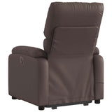Fauteuil inclinable de massage Marron Similicuir