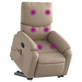 Fauteuil inclinable de massage Cappuccino Similicuir