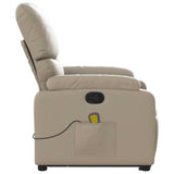 Fauteuil inclinable de massage Cappuccino Similicuir