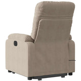 Fauteuil inclinable de massage électrique taupe