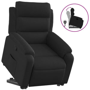 Fauteuil inclinable noir tissu