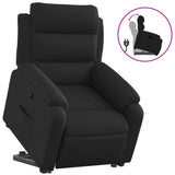 Fauteuil inclinable noir tissu