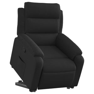 Fauteuil inclinable noir tissu