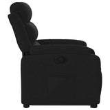 Fauteuil inclinable noir tissu