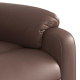Fauteuil inclinable électrique Marron Similicuir