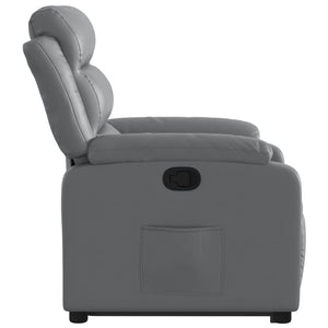 Fauteuil inclinable Gris Similicuir