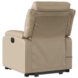 Fauteuil inclinable de massage Cappuccino Similicuir