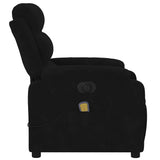 Fauteuil inclinable de massage électrique noir velours