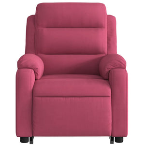 Fauteuil inclinable Rouge bordeaux Velours