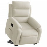 Fauteuil inclinable Crème Velours