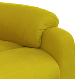 Fauteuil de massage inclinable Jaune Velours